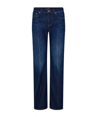 Dolce & Gabbana Straight-leg Jeans In Black