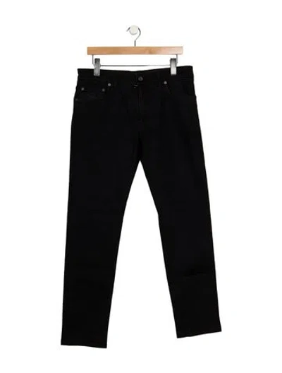 Pre-owned Dolce & Gabbana Straight-leg Jeans In Black