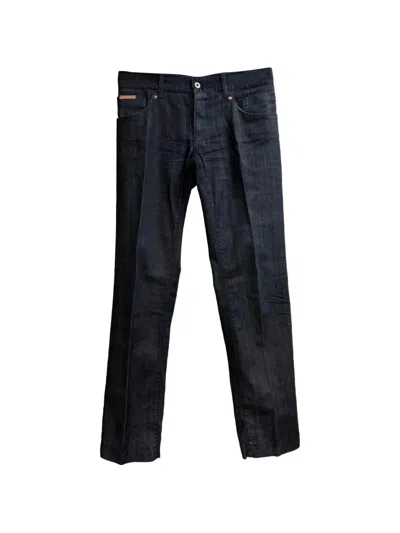 Pre-owned Dolce & Gabbana Straight-leg Jeans In Blue