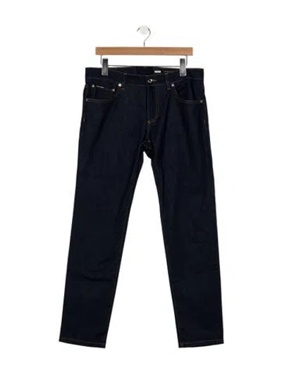 Pre-owned Dolce & Gabbana Straight-leg Jeans In Blue