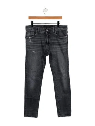 Pre-owned Dolce & Gabbana Straight-leg Jeans In Blue