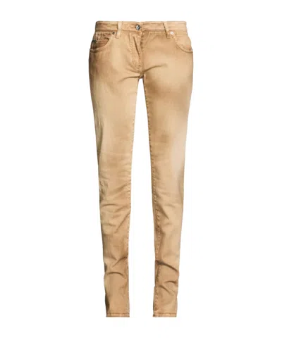 Dolce & Gabbana Straightleg Jeans In Brown
