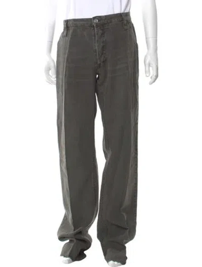 Pre-owned Dolce & Gabbana Straight-leg Jeans In Gray