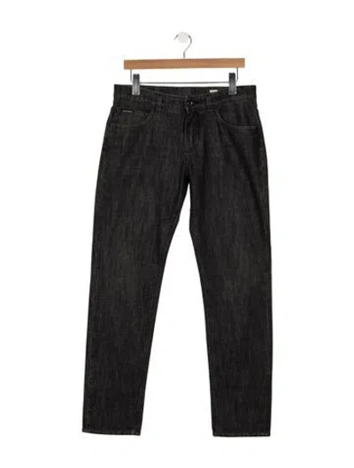 Pre-owned Dolce & Gabbana Straight-leg Jeans In Multicolor