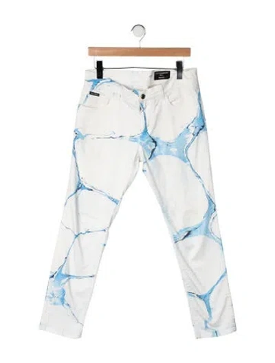 Pre-owned Dolce & Gabbana Straight-leg Jeans In Multicolor