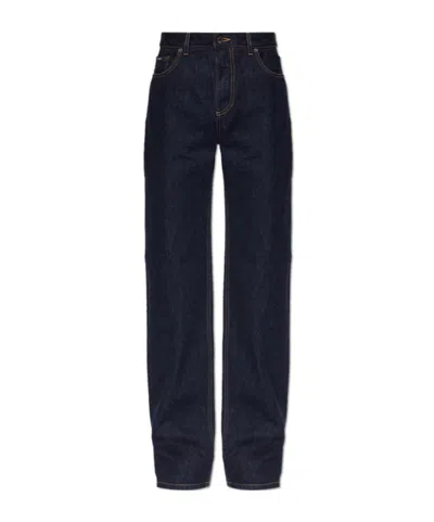 Dolce & Gabbana Straight-leg Jeans In Navy Blue