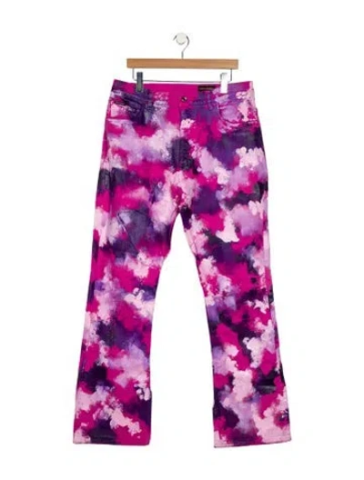 Pre-owned Dolce & Gabbana Straight-leg Jeans In Purple