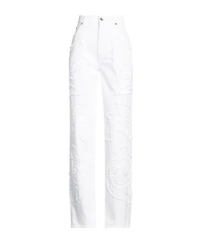 Dolce & Gabbana Straight-leg Jeans In White