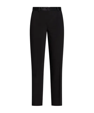 Dolce & Gabbana Straight-leg Long Pants In Black
