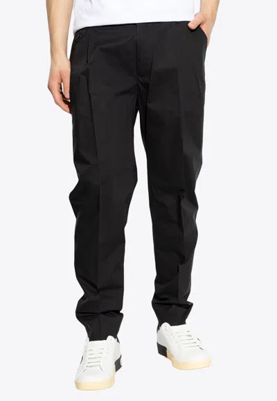 Dolce & Gabbana Straight-leg Pants In Black