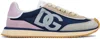 Dolce & Gabbana Cushion Sneakers With Mesh And Suede In Multicolor