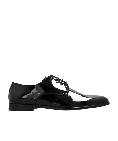 DOLCE & GABBANA DOLCE  GABBANA ROUND TOE DERBY SHOES