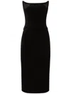 Dolce & Gabbana Velvet Calf-length Corset Dress