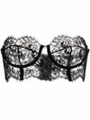 Dolce & Gabbana Strapless Lace Bralette In Black