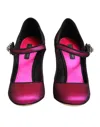Dolce & Gabbana Strass-embellished Mary Jane Heel In Multi