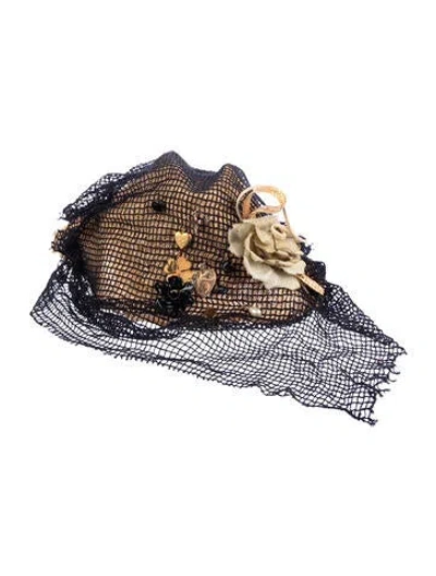 Pre-owned Dolce & Gabbana Straw Bucket Hat In Neutral