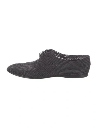 Pre-owned Dolce & Gabbana Straw Oxfords In Multicolor