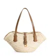 Dolce & Gabbana Capri Straw Bag Shoulder Bags Beige In Neutral