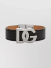 DOLCE & GABBANA STREAMLINED SILVER HARDWARE BRACELET