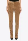Dolce & Gabbana Dolce&gabbana Sand Velvet Trousers In Beige