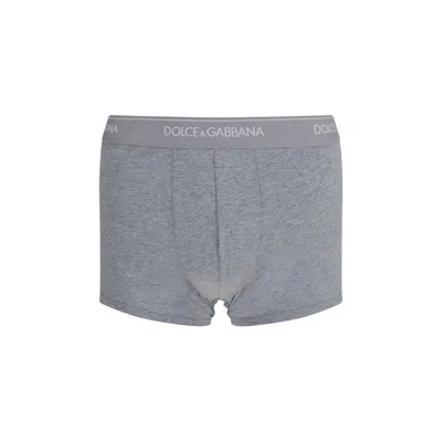 Dolce & Gabbana Stretch Cotton Boxers In White