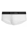 Dolce & Gabbana Stretch-cotton Briefs In White