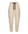 Dolce & Gabbana Cargo Trousers With Elastic Waistband And Cuffs In Nude