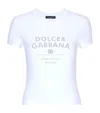Dolce & Gabbana Logo Lettering-print Crewneck T-shirt