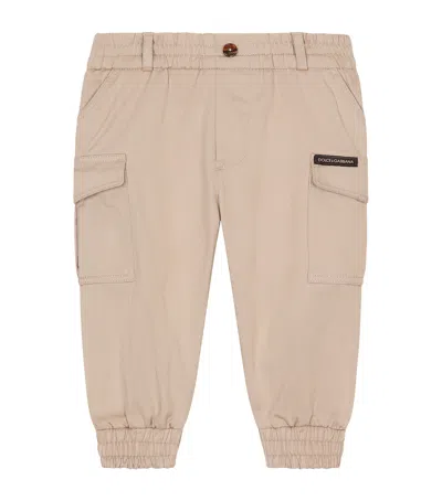 Dolce & Gabbana Kids' Stretch-cotton Trousers