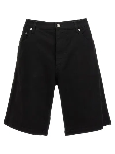 Dolce & Gabbana Stretch Denim Bermuda Shorts Bermuda, Short Black