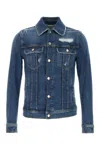 Dolce & Gabbana Stretch Denim Jacket In Blue