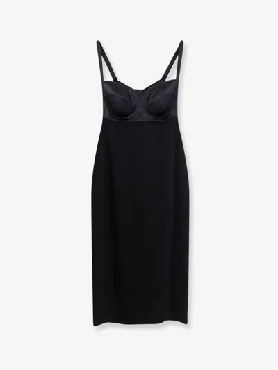 Dolce & Gabbana Stretch Fabric Dress In Black