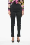 Dolce & Gabbana Stretch Fabric Pants With Zipped Ankle