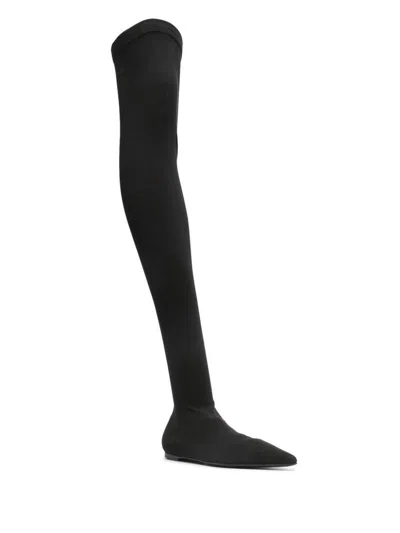 Dolce & Gabbana Stretch Jersey Over-the-knee Boots