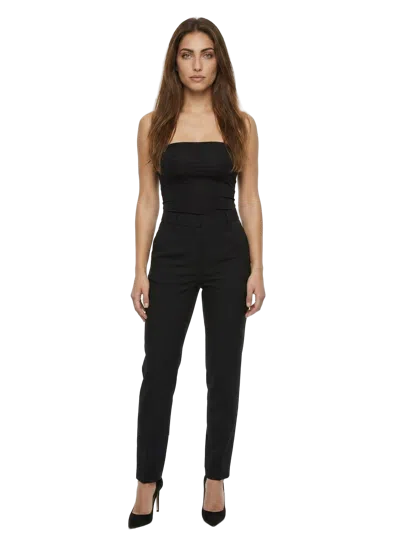 Dolce & Gabbana Stretch Jersey Tank Top In Black