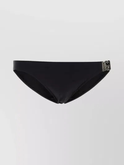 DOLCE & GABBANA STRETCH NYLON SWIMMING BRIEF WITH ELASTICATED WAISTBAND