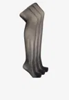 Dolce & Gabbana Stretch-design Tights (pack Of Three) In Black