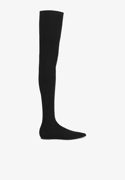 DOLCE & GABBANA STRETCH OVER-THE-KNEE BOOTS