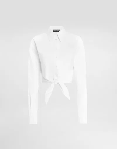 DOLCE & GABBANA STRETCH POPLIN SHIRT