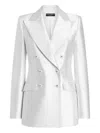 Dolce & Gabbana Double-breasted Jacket In Silk