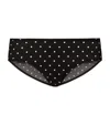 Dolce & Gabbana Polka-dot Silk-blend Briefs In Multi