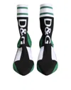Dolce & Gabbana Stretch Sock-style Sock Boot In Black