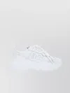 Dolce & Gabbana Stretch Toe Pull-on Sneakers With Oversize Sole In White