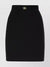 Dolce & Gabbana Stretch Viscose Blend High-waisted Skirt