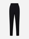 DOLCE & GABBANA STRETCH WOOL AND SILK TROUSERS
