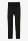 Dolce & Gabbana Light Nylon Jogging Pants In Black