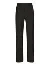 Dolce & Gabbana Tailored Pressed-crease Trousers In Black