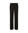 Dolce & Gabbana Pressed-crease Tailored-cut Trousers In Black