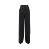 Dolce & Gabbana Two-way Stretch Wool Trousers In Black