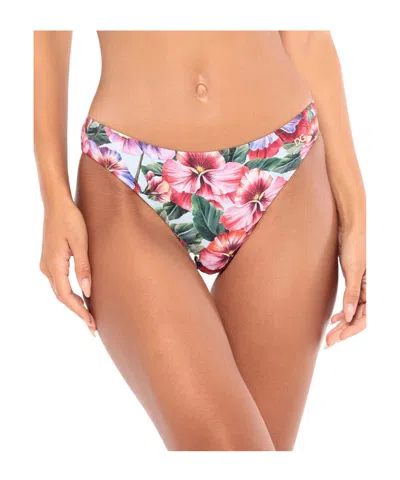 Dolce & Gabbana Stretchy Floral Print Bikini In Multi